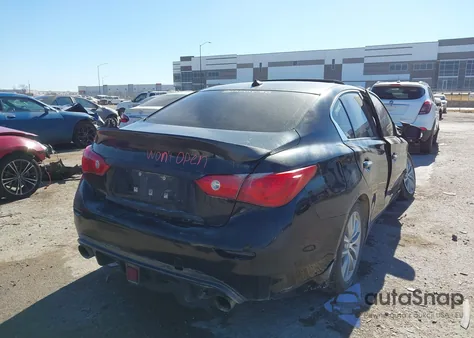 2015 Infiniti Q50 Premium from USA, damaged, VIN JN1BV7AR1FM418507